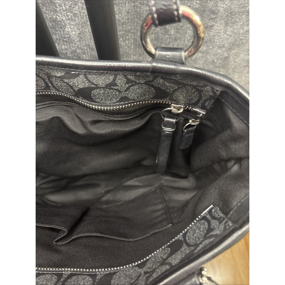 Coach Tote Bag Signature F18917 Gray - Picture 5 of 16